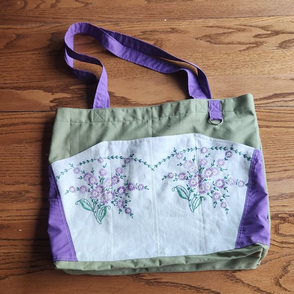 Hand Crafted Handbags - Embroidered Tote bag